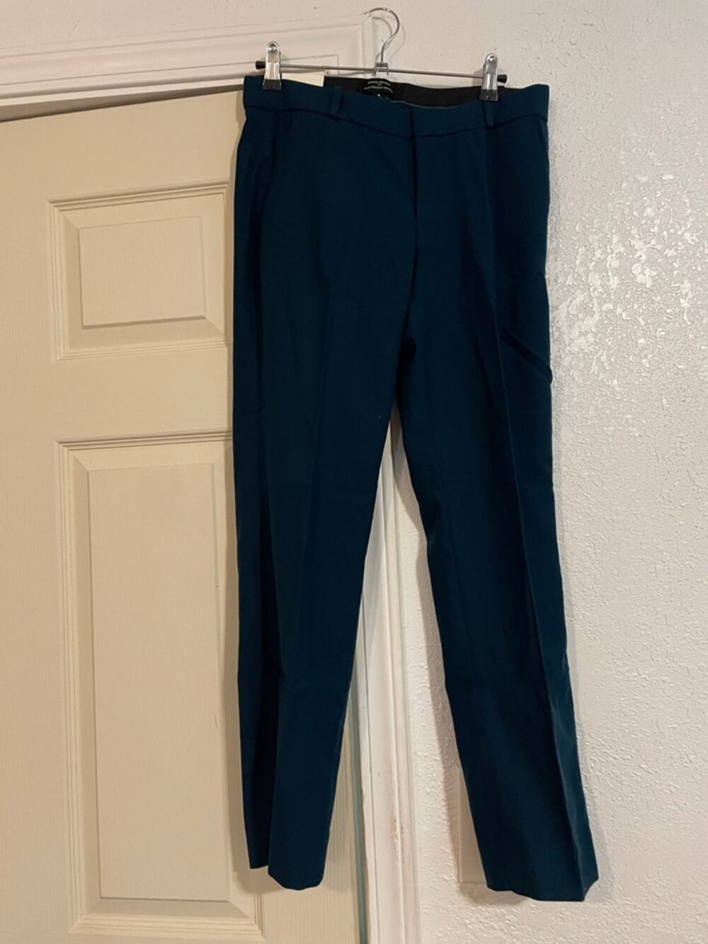 Banana Republic Women's Green Straight-Leg Dress Pants
